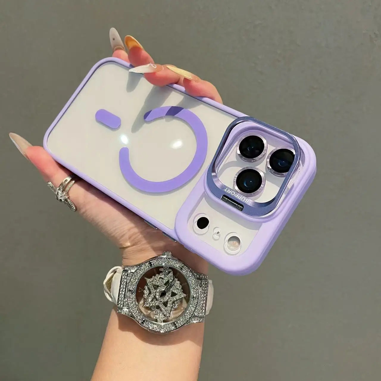 Shockproof Clear MagSafe iPhone Case