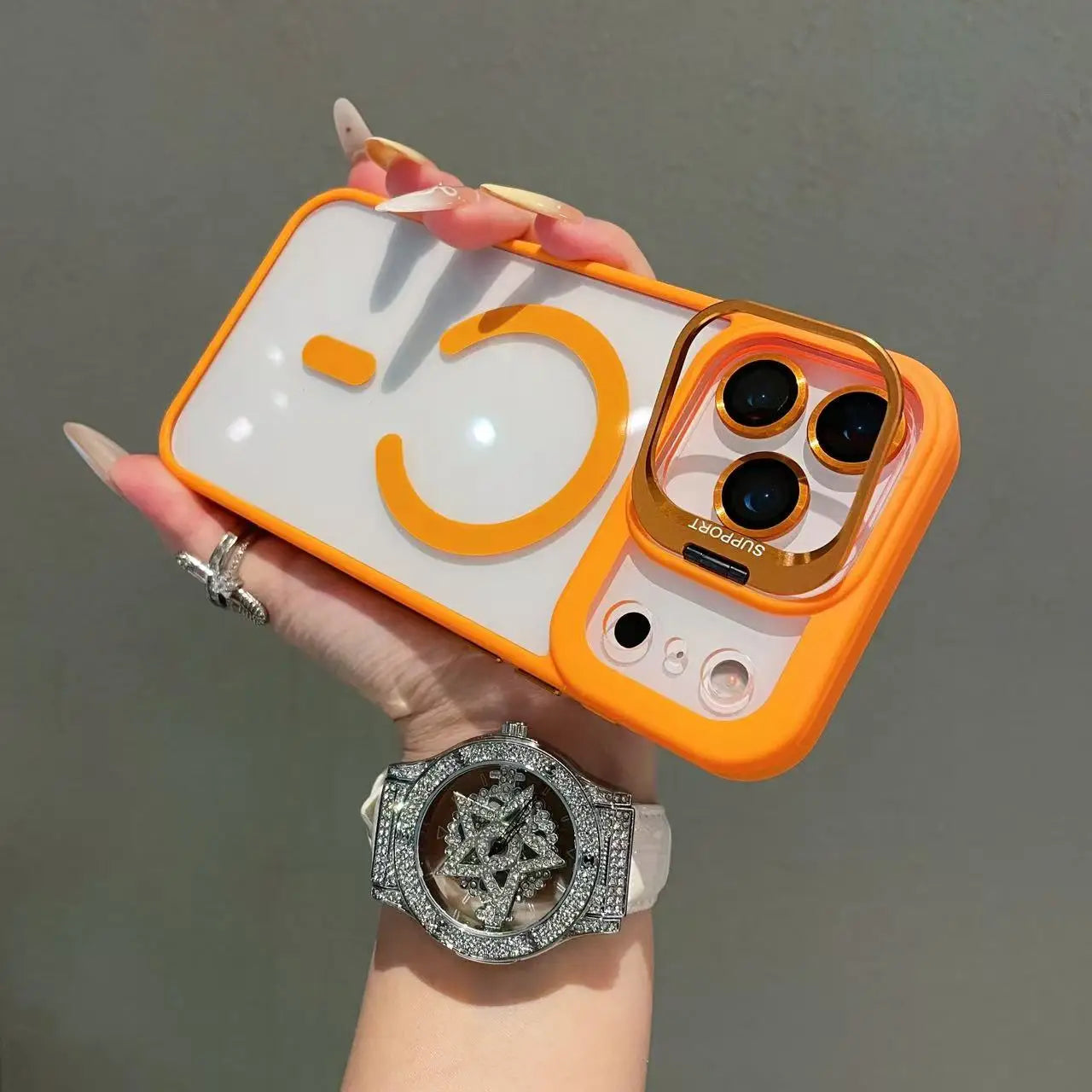 Shockproof Clear MagSafe iPhone Case