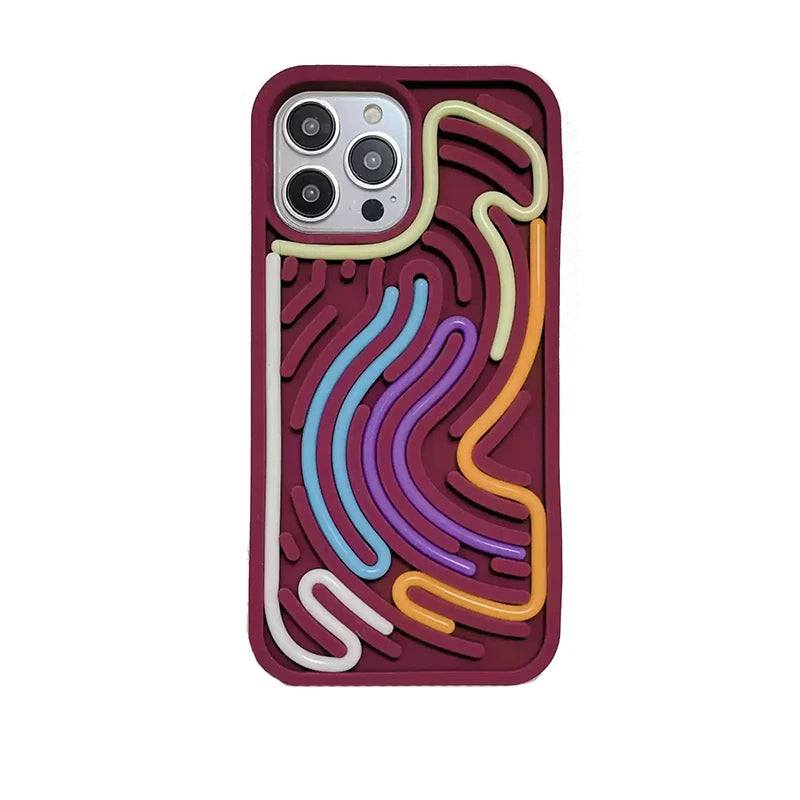 Stress Relief Soft Silicone iPhone Case