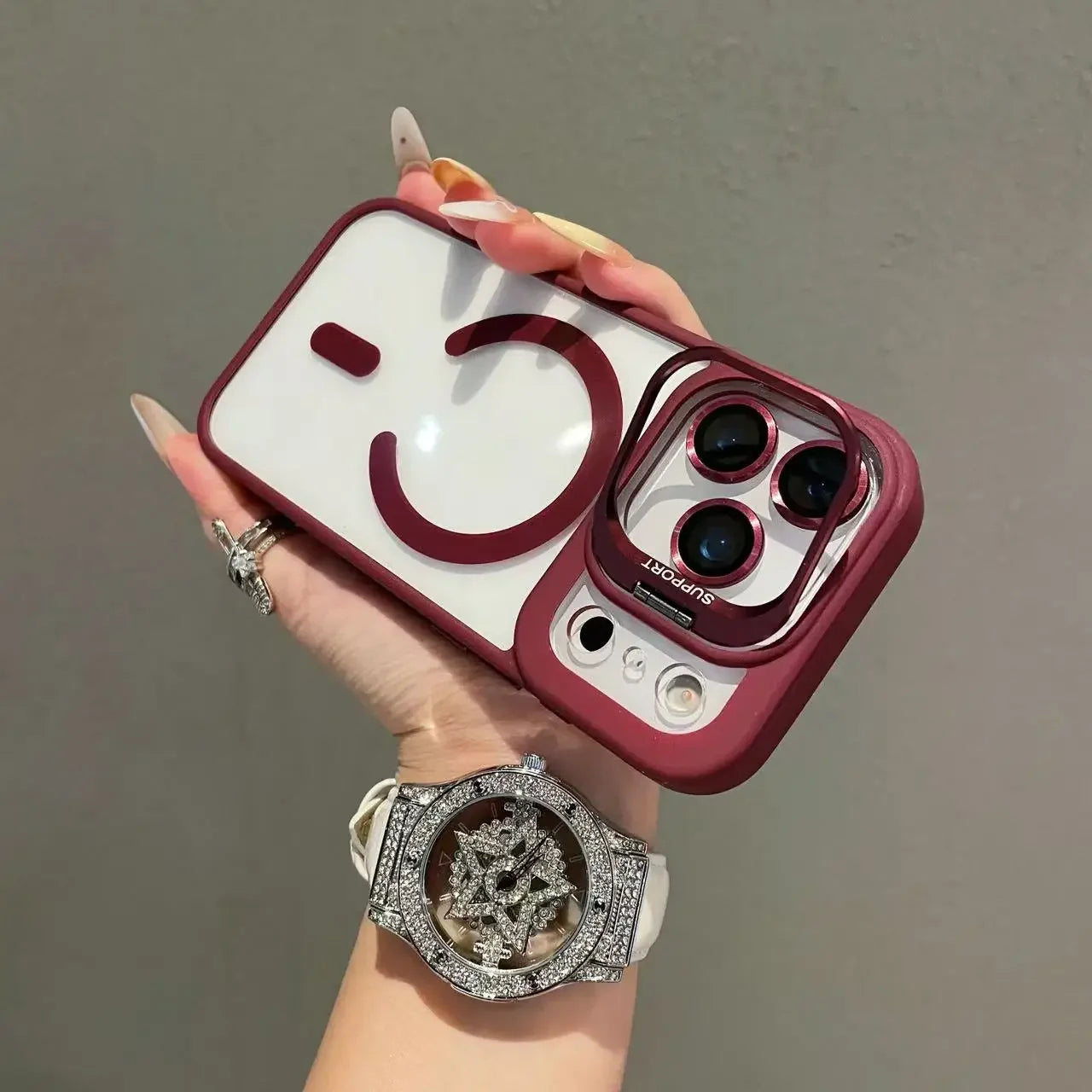 Shockproof Clear MagSafe iPhone Case