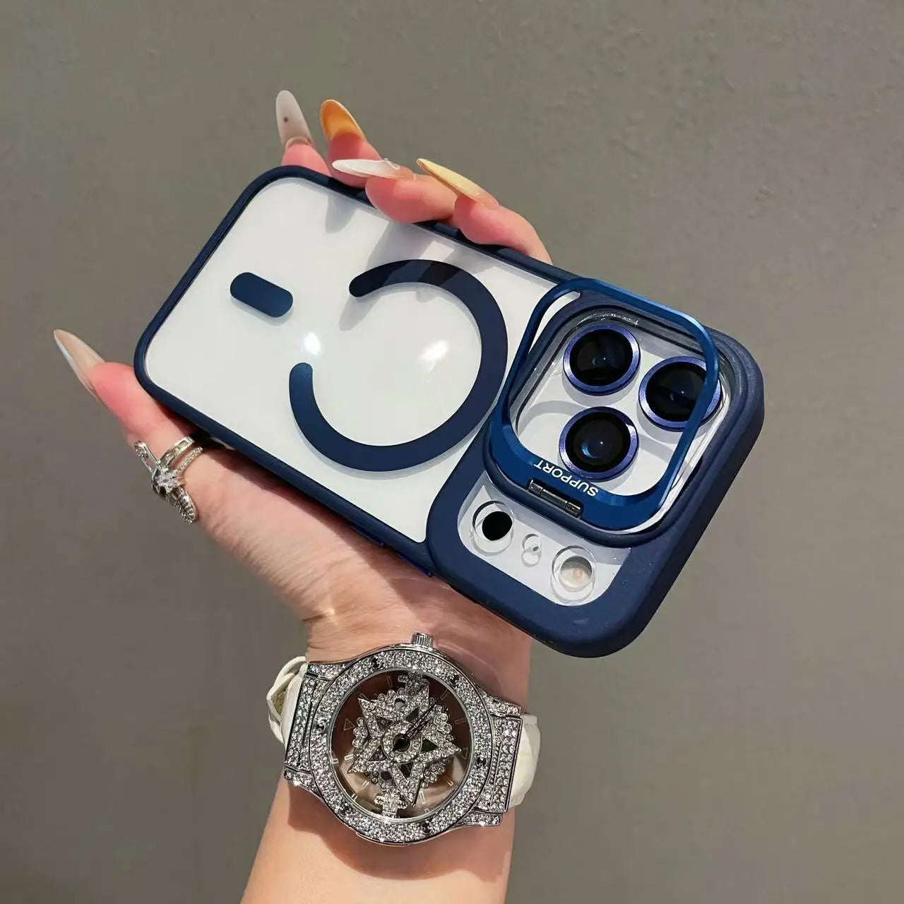 Shockproof Clear MagSafe iPhone Case
