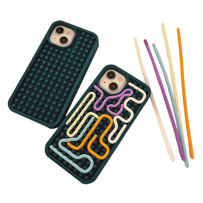 Stress Relief Soft Silicone iPhone Case