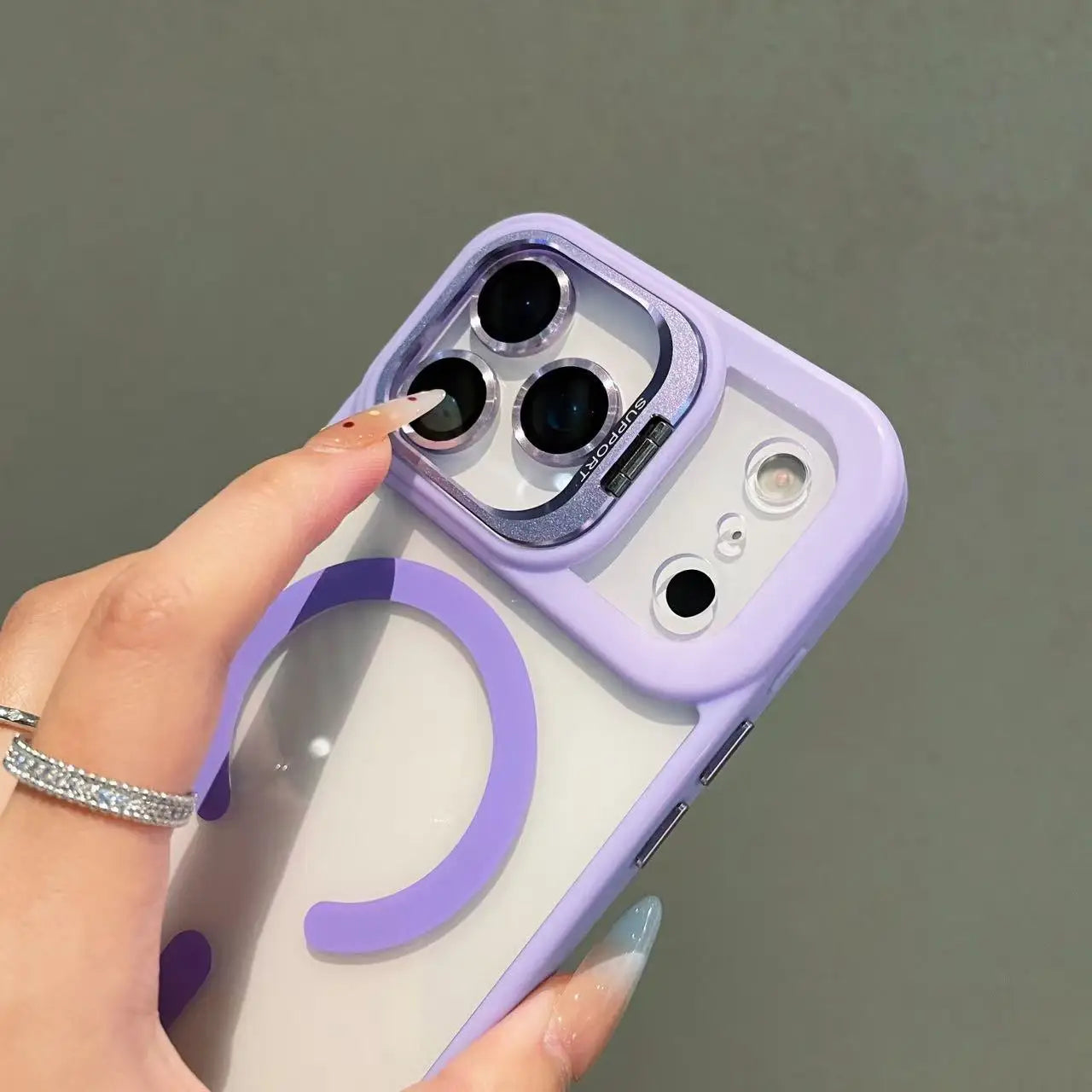 Shockproof Clear MagSafe iPhone Case