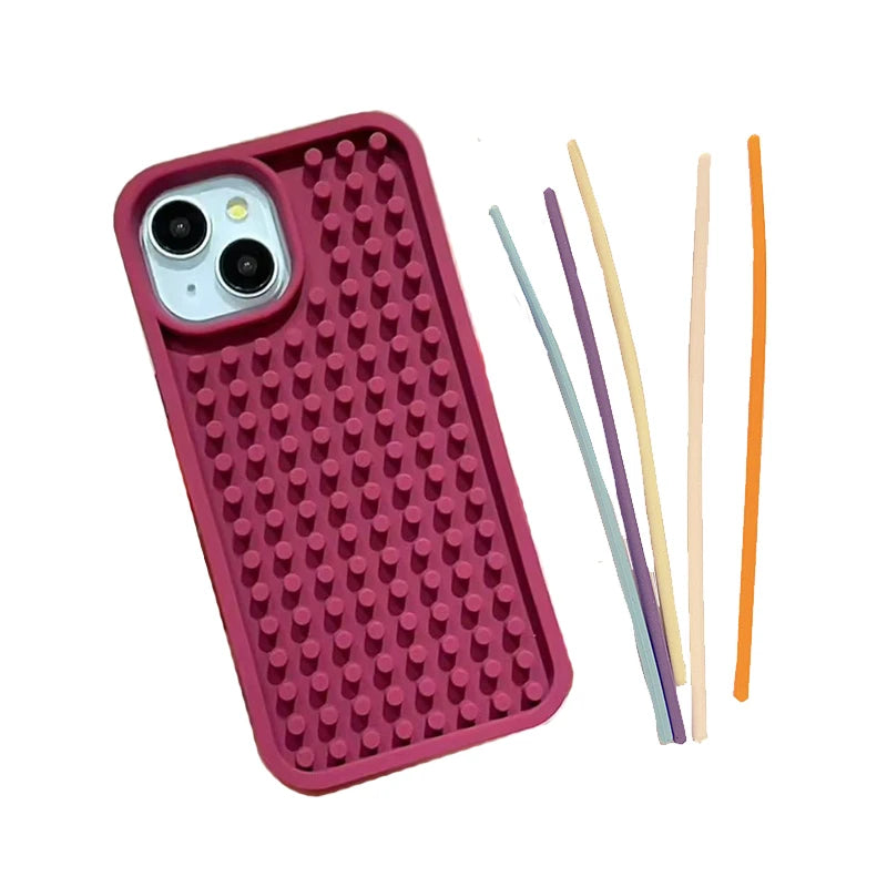 Stress Relief Soft Silicone iPhone Case
