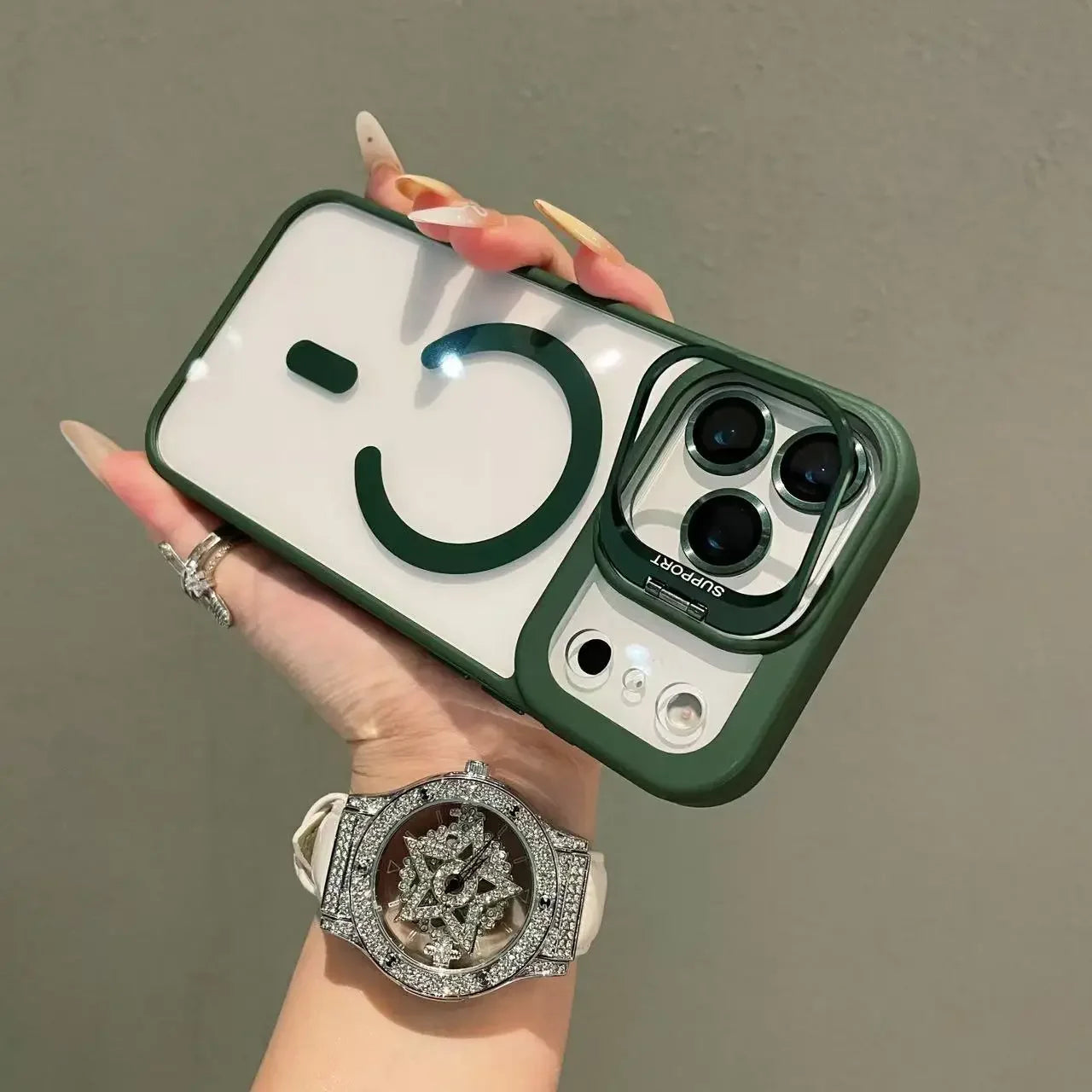 Shockproof Clear MagSafe iPhone Case