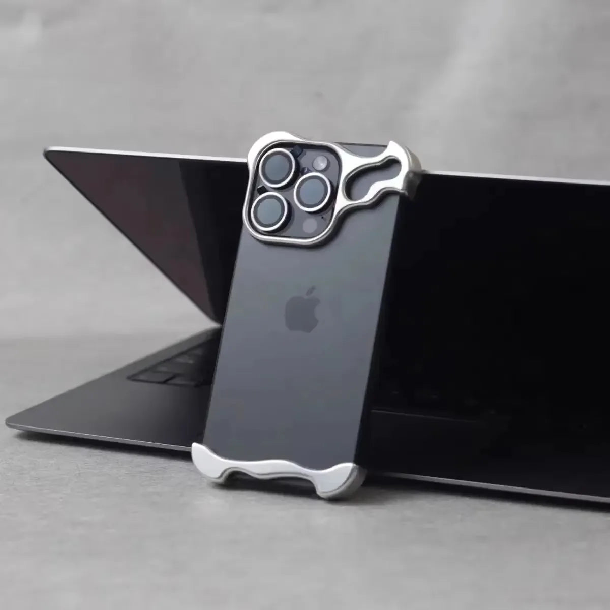 Luxury Metal Bumper iPhone Case with Lens