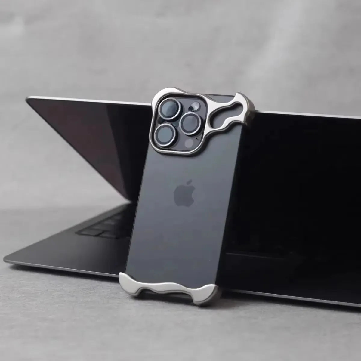 Luxury Metal Bumper iPhone Case with Lens