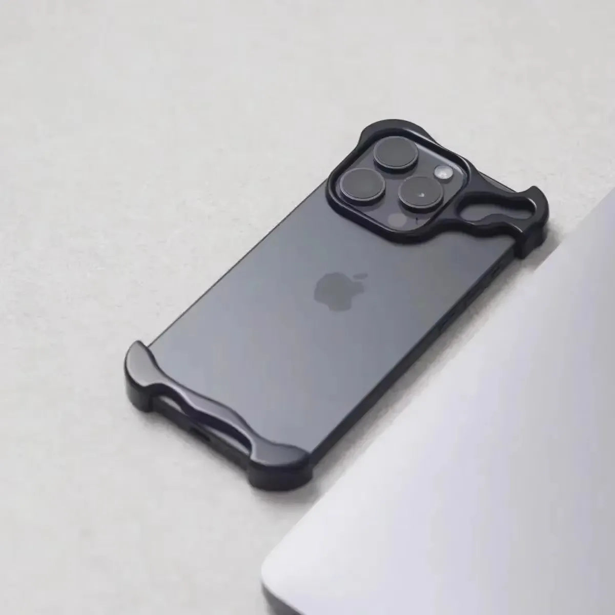 Luxury Metal Bumper iPhone Case with Lens