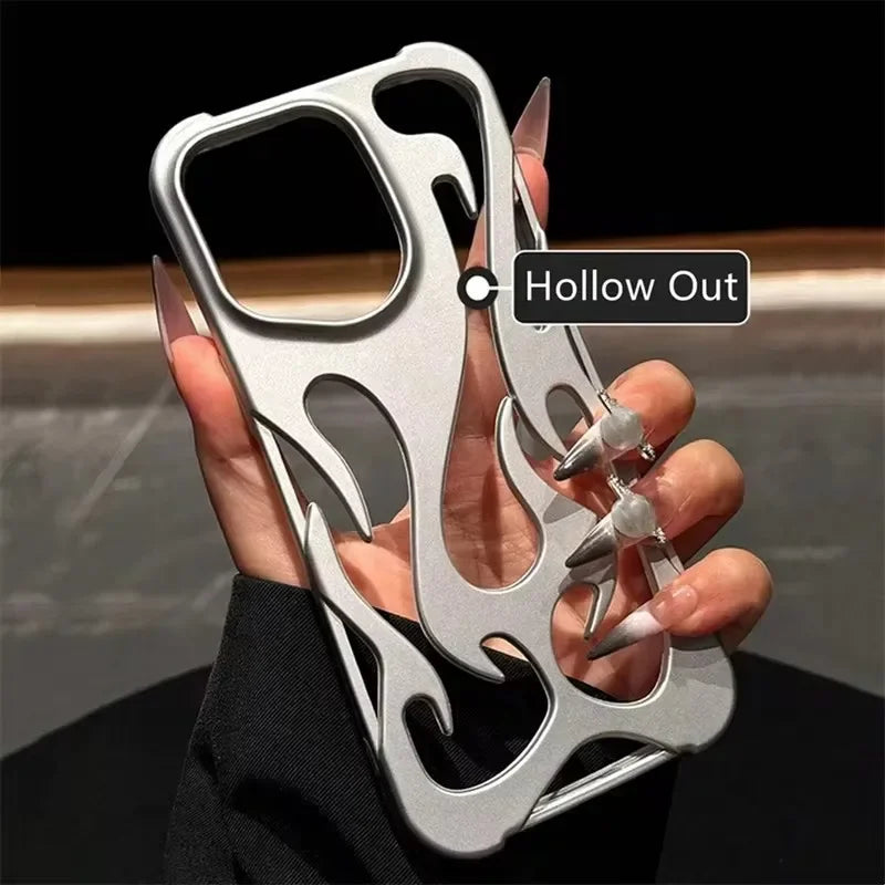 Hollow Flame Shockproof iPhone Case Cover