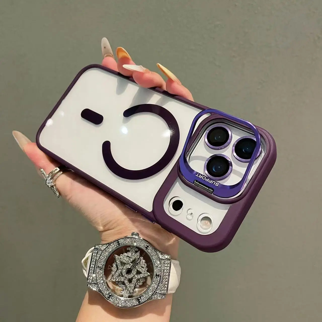 Shockproof Clear MagSafe iPhone Case