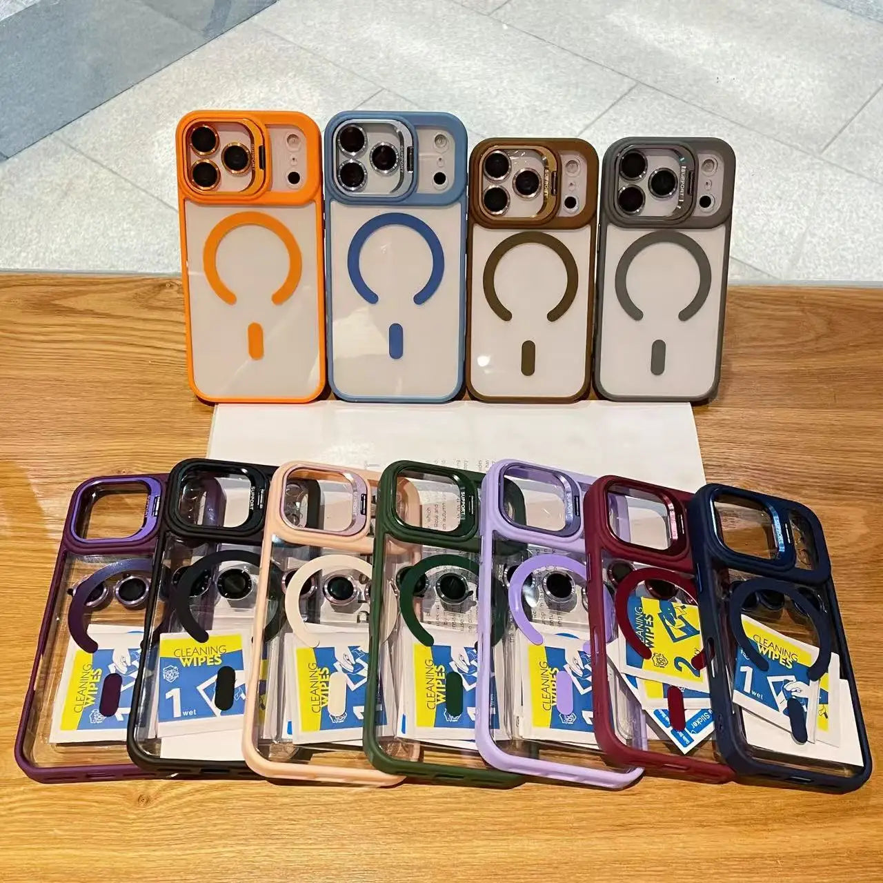 Shockproof Clear MagSafe iPhone Case