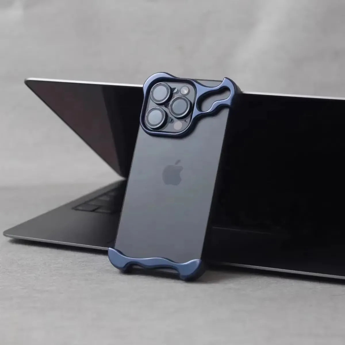 Luxury Metal Bumper iPhone Case with Lens