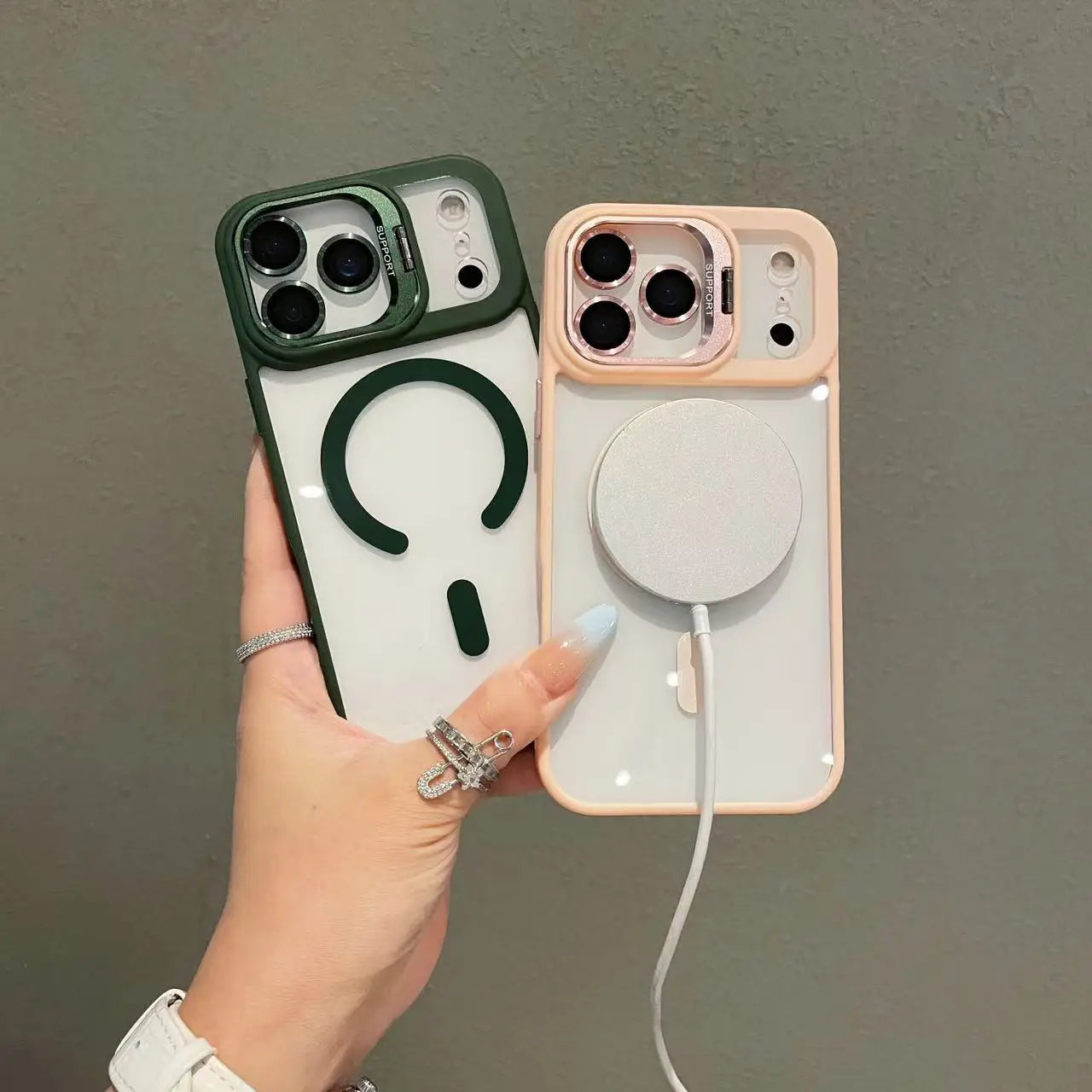 Shockproof Clear MagSafe iPhone Case