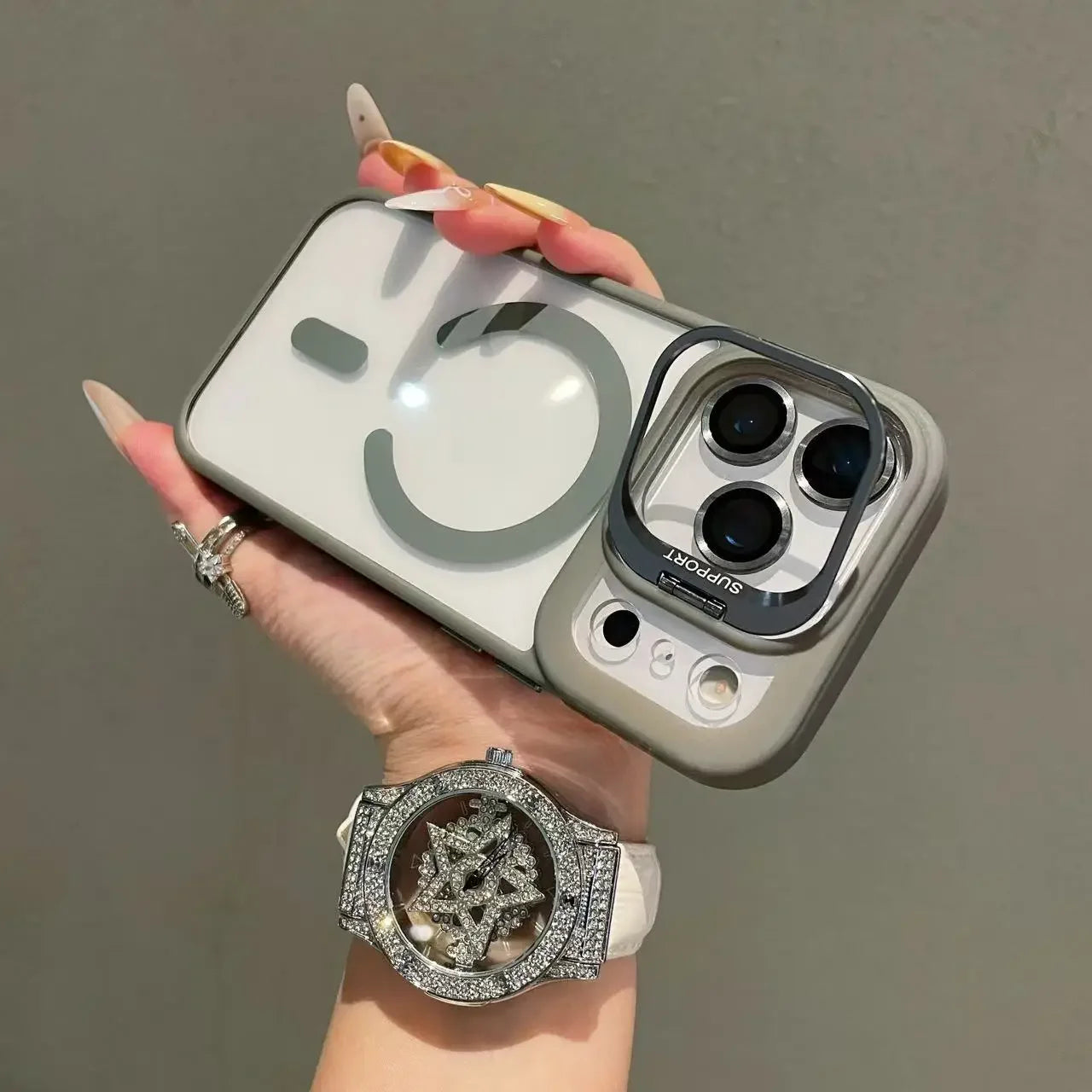 Shockproof Clear MagSafe iPhone Case