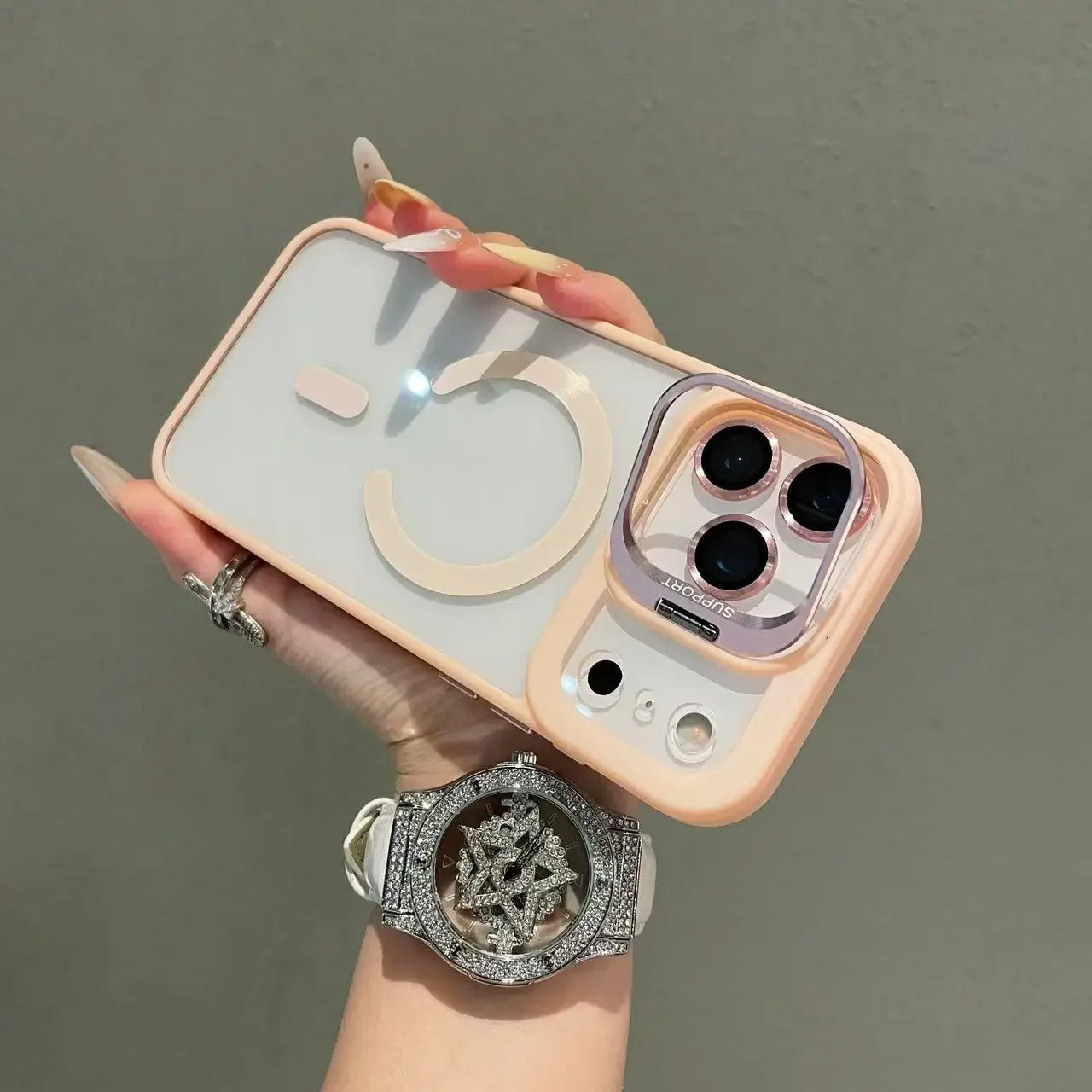 Shockproof Clear MagSafe iPhone Case