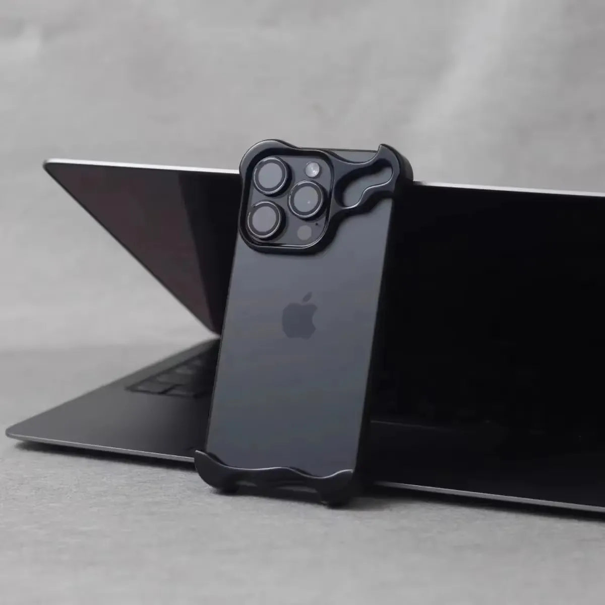 Luxury Metal Bumper iPhone Case with Lens
