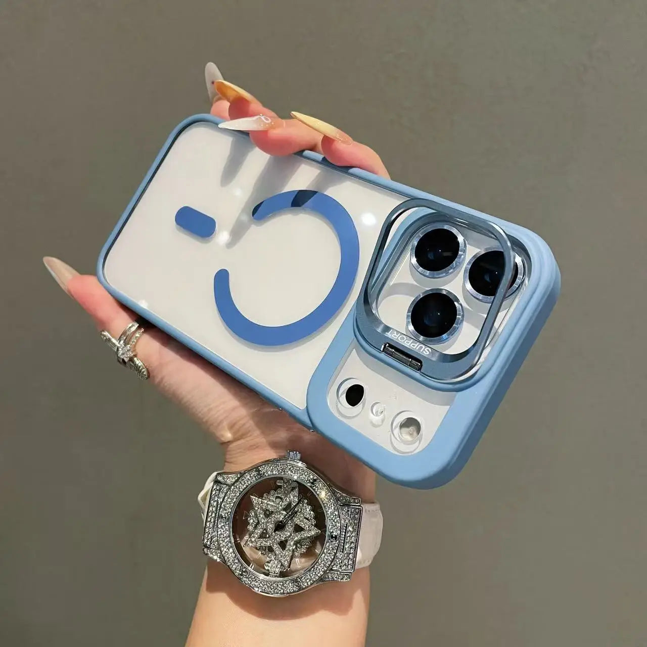 Shockproof Clear MagSafe iPhone Case