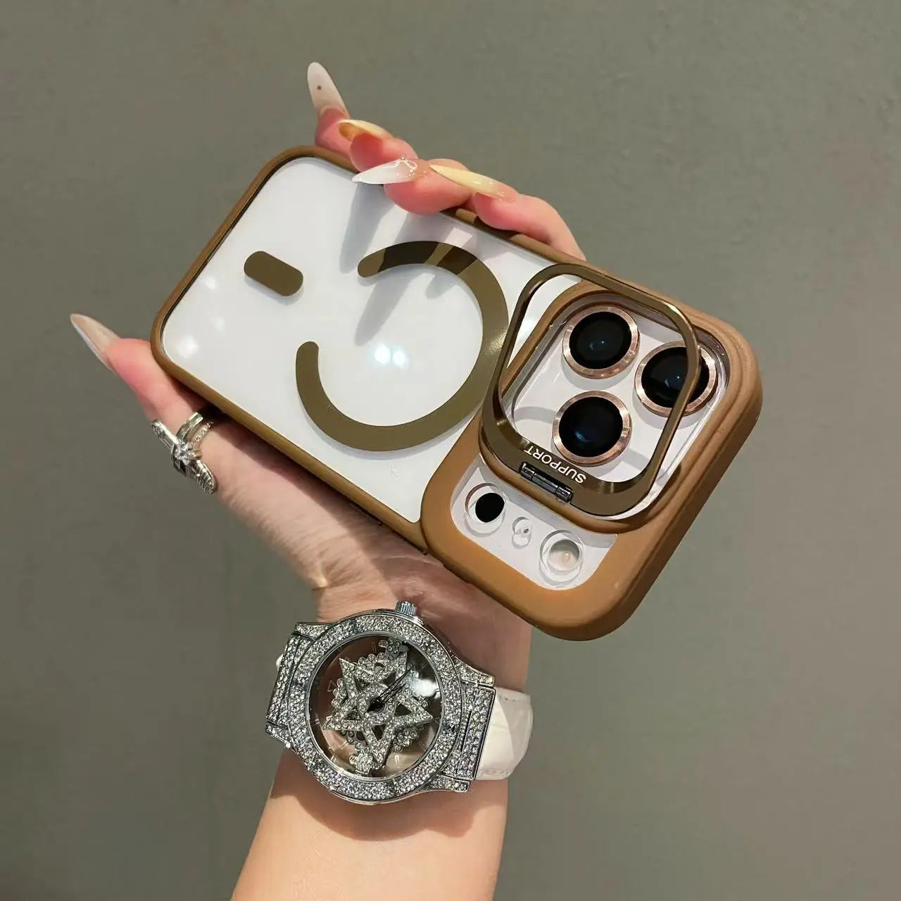 Shockproof Clear MagSafe iPhone Case